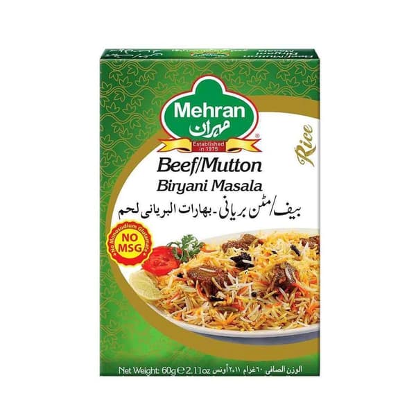 Mehran Beef/Mutton Biryani Masala 60gB1G1